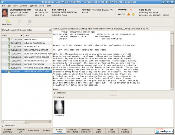 OpenVista CIS screenshot