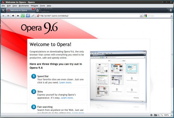Opera Portable screenshot