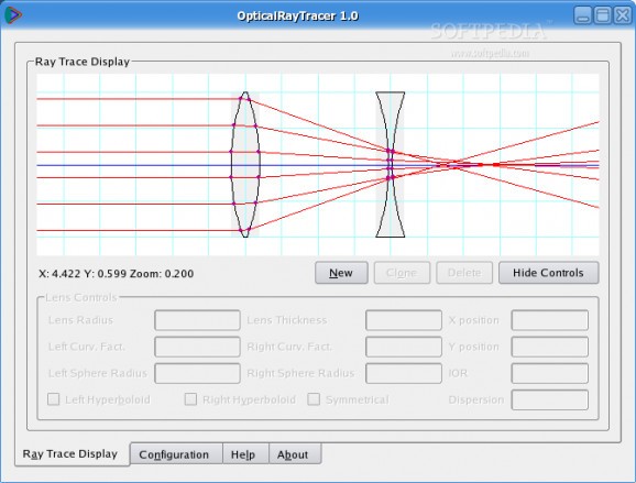 Optical Ray Tracer screenshot