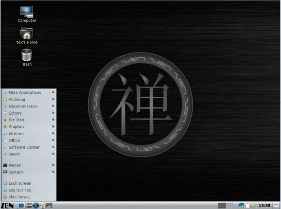 PCLinuxOS Zen Mini screenshot