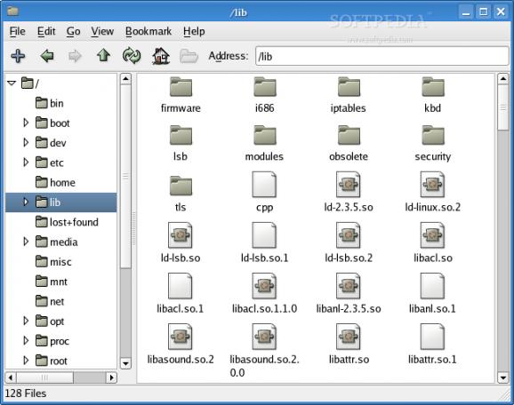 PCMan File Manager screenshot