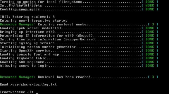 PLD Linux Rescue CD screenshot