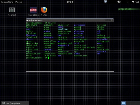 PLoP Linux screenshot