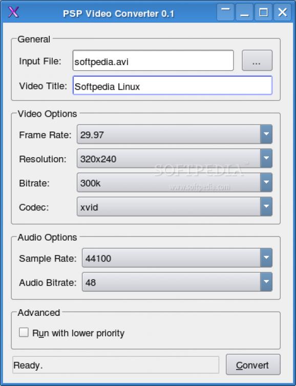 PSP Video Converter screenshot
