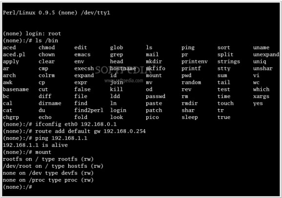 Perl/Linux screenshot