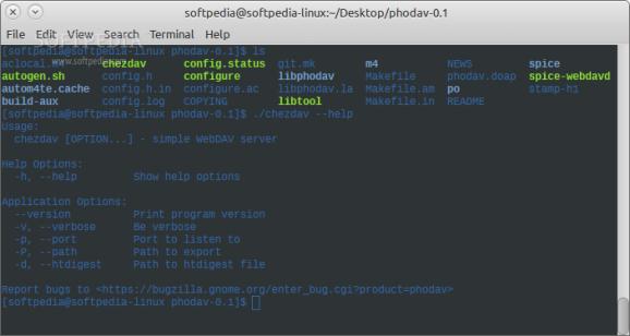 PhoDAV screenshot