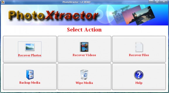 PhotoXtractor screenshot