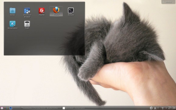 Pisi Linux KDE screenshot