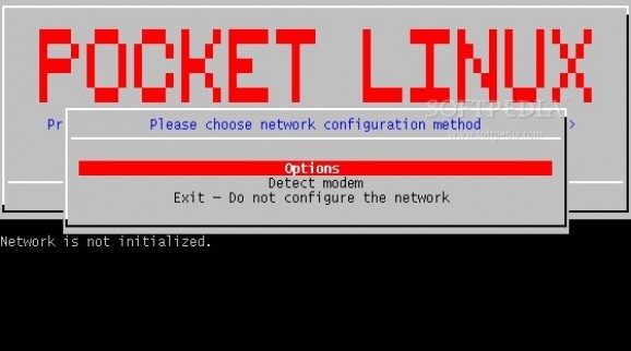 Pocket Linux screenshot