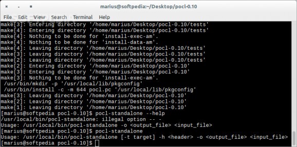 Portable Computing Language screenshot