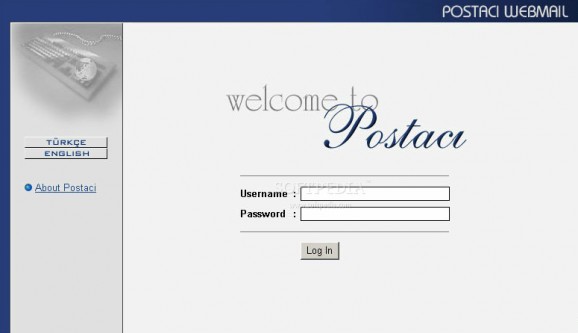 Postaci Webmail screenshot