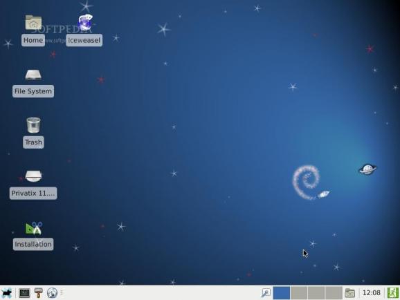 Privatix Live-System Xfce screenshot