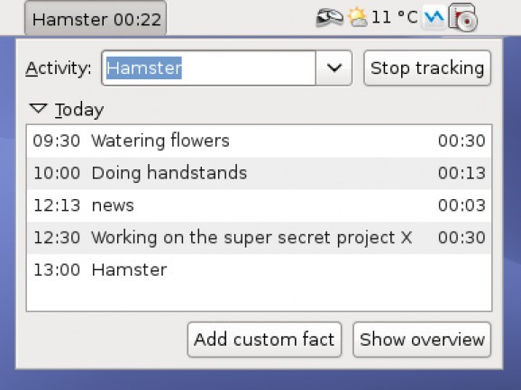 Project Hamster screenshot