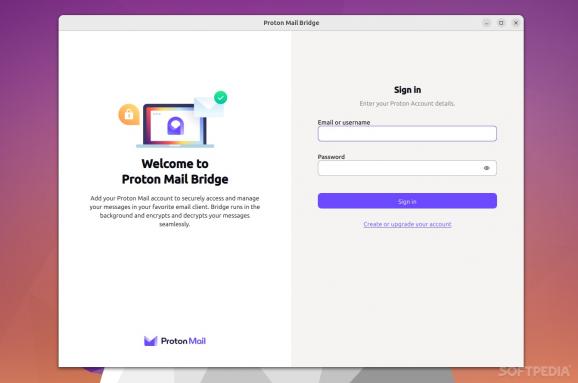 Proton Mail Bridge screenshot