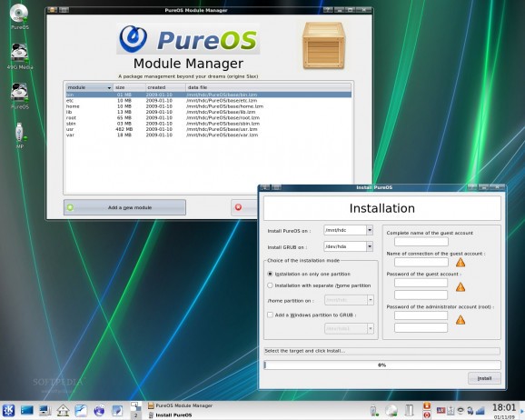 PureOS screenshot