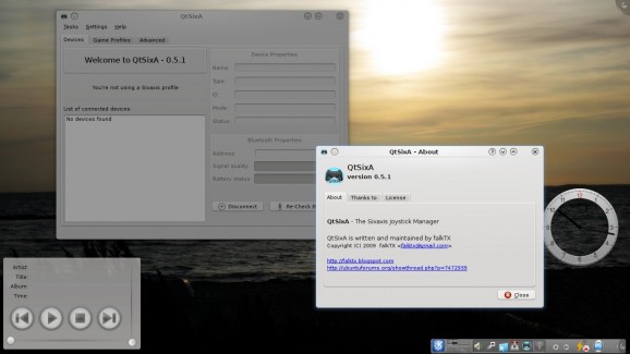 QtSixA screenshot