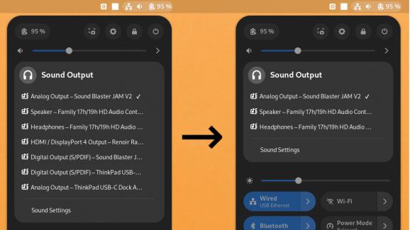 Quick Settings Audio Devices Hider screenshot