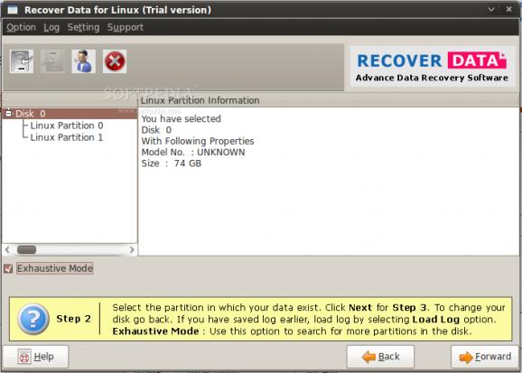 Recover Data for Linux screenshot
