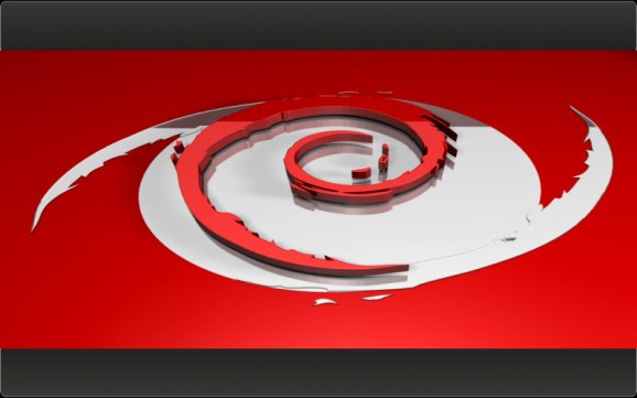 Red Debian screenshot