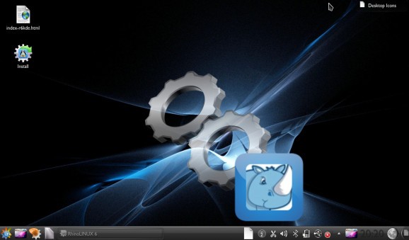 RhinoLINUX KDE Edition screenshot