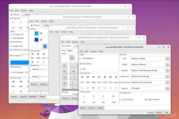 Roccat-tools screenshot