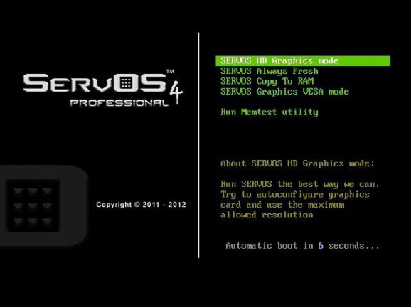 SERVOS Professional screenshot