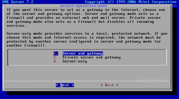 SME Server screenshot