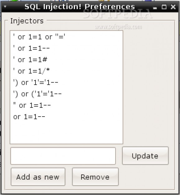 SQL Injection screenshot
