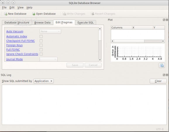 SQLite Database Browser screenshot