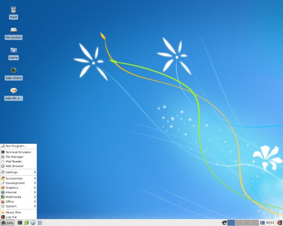 Salix OS KDE screenshot