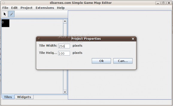 Simple Game Map Editor screenshot