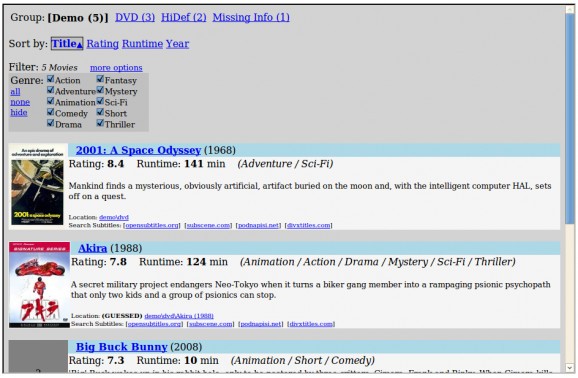 Simple Movie Catalog screenshot