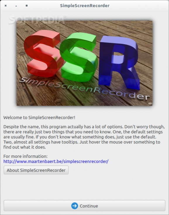 SimpleScreenRecorder screenshot