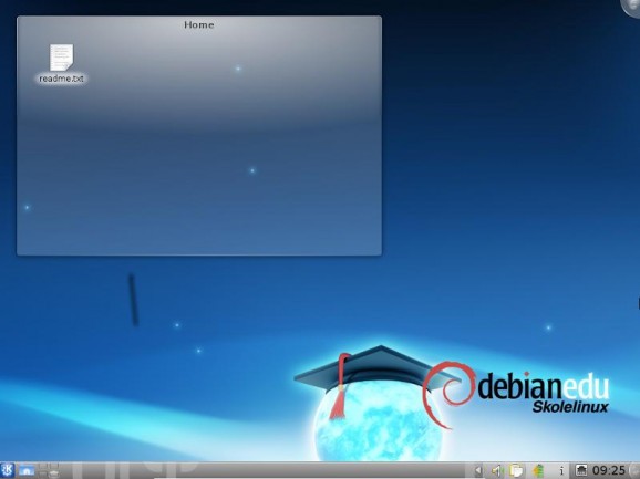 Skolelinux Live screenshot