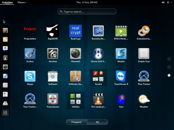 SnowBird Linux screenshot