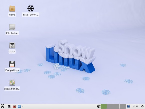 Snowlinux Xfce screenshot
