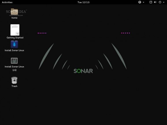 sonar GNU/Linux screenshot