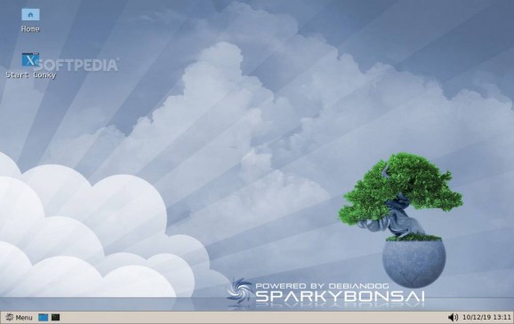 SparkyLinux Bonsai screenshot