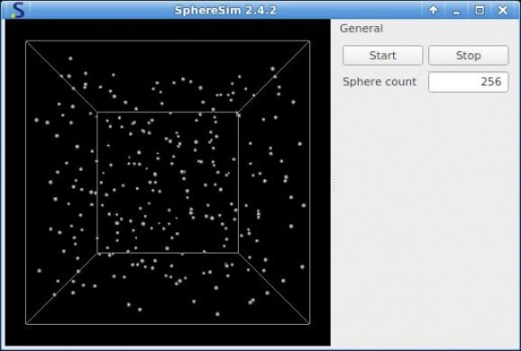SphereSim screenshot
