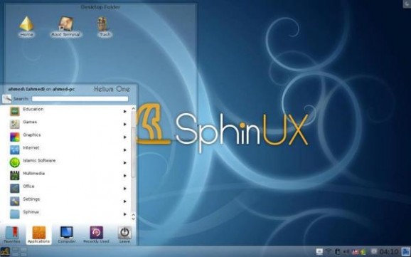SphinUX OS screenshot
