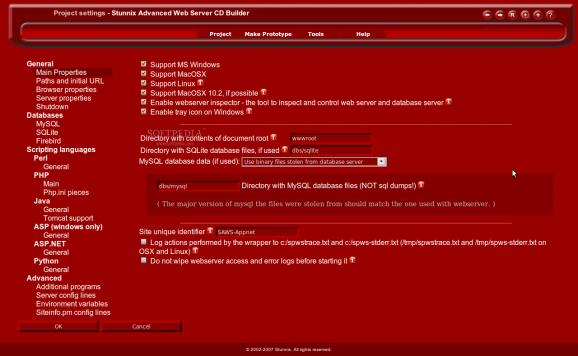 Stunnix Advanced Web Server screenshot