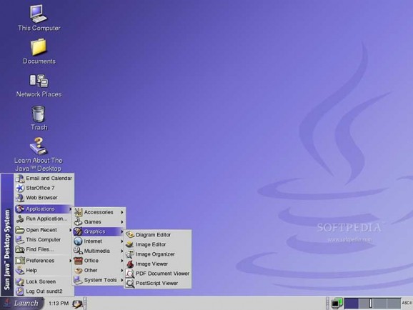 Sun Java Desktop System screenshot