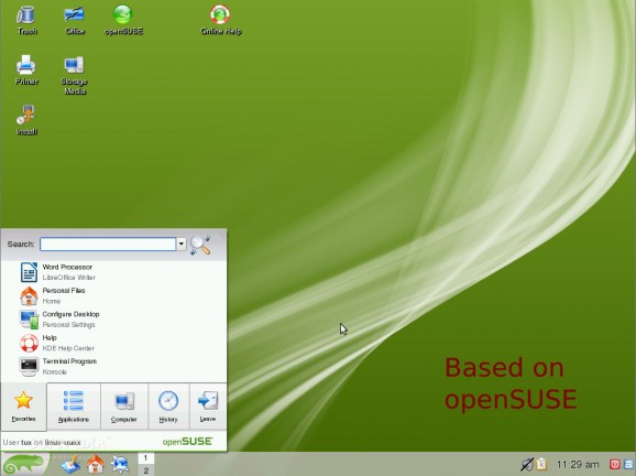 SymplyOS KDE3 screenshot