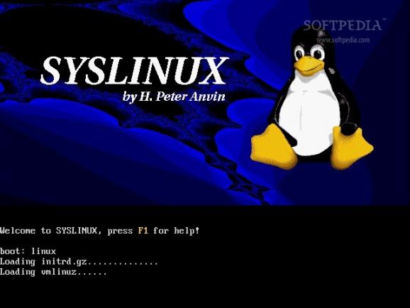 Syslinux screenshot
