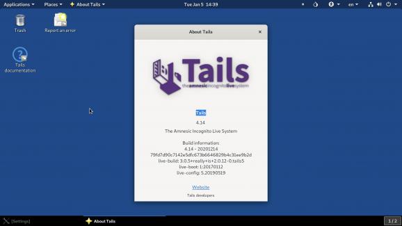 Tails screenshot