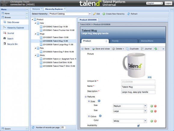 Talend Open Studio for MDM screenshot