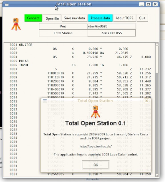 Total Open Station screenshot
