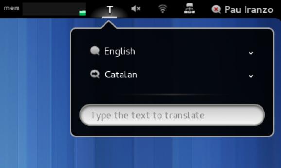 Traductor Gnome-Shell screenshot