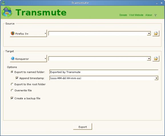 Transmute screenshot