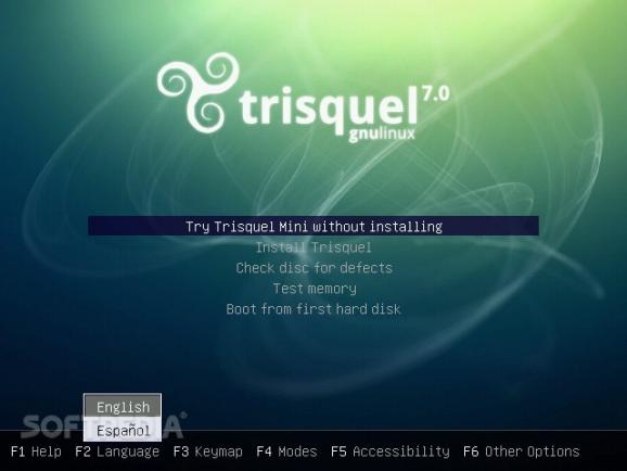 Trisquel GNU/Linux Mini screenshot